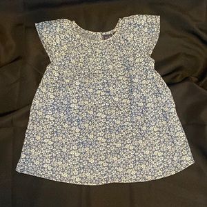 NWOT baby GAP girls dress 18 24 months floral denim